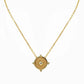 Lucienne Gold & Crystal Pendent