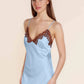 Magnolia Silky Satin Long Gown - Blue