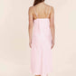 Magnolia Silky Satin Long Gown - Pink