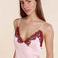 Magnolia Silky Satin Long Gown - Pink