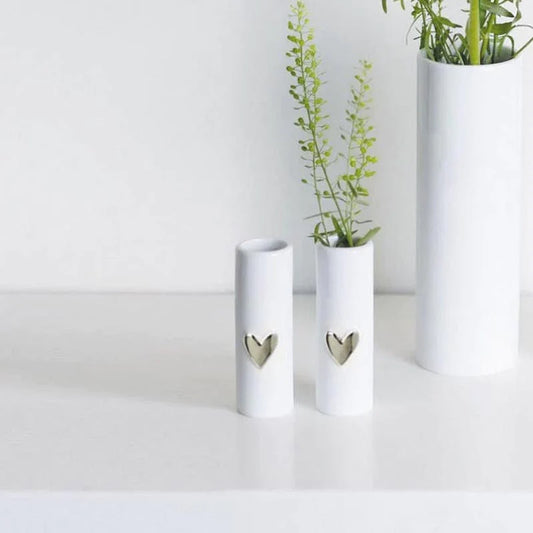 Heart Mini Vase Set of 2