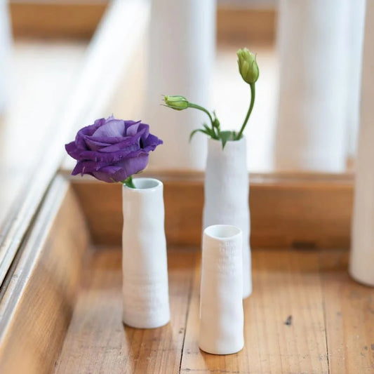 Mini Poetry Vase - Set of 3