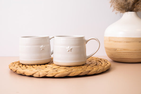 Mikasa Farmhouse Star Stoneware Mug