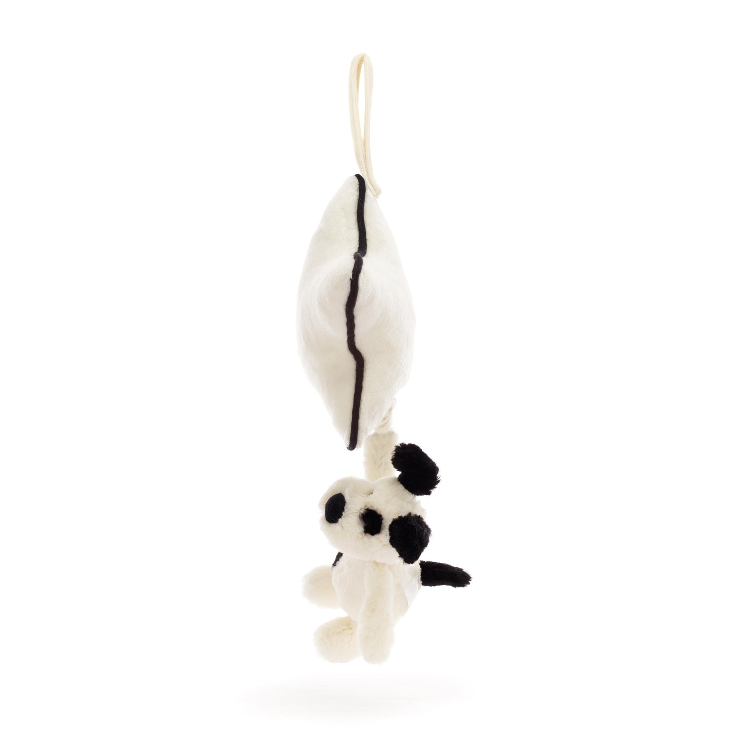 Jellycat - Bashful Black & Cream Puppy Music Pull