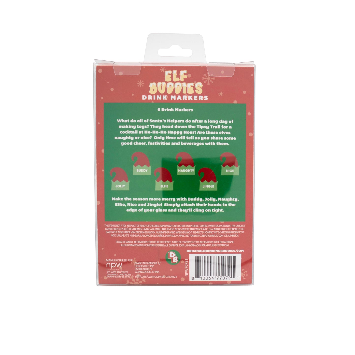 Elf Buddies Drink Markers