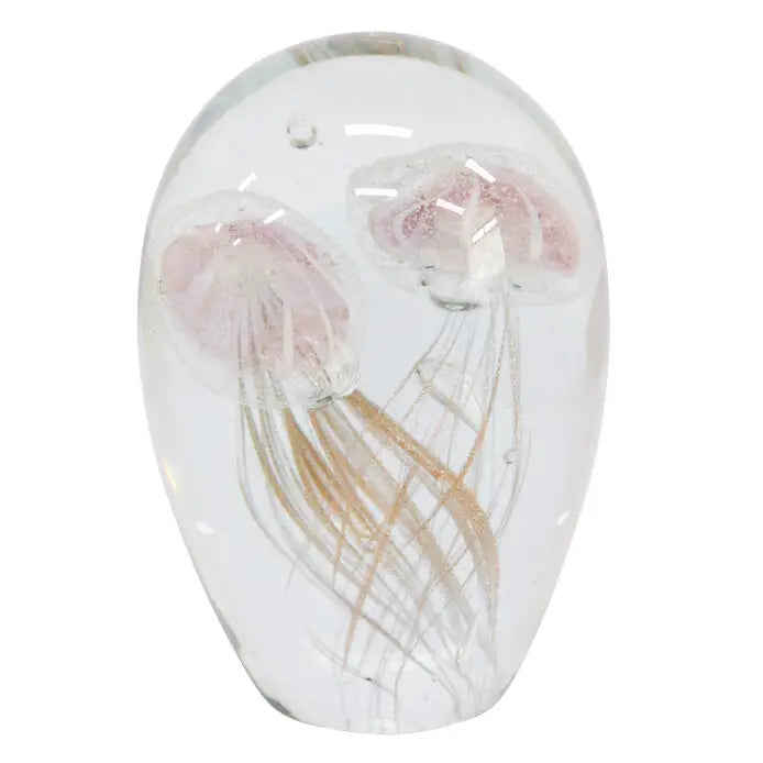 Jellyfish Paperweight Pair