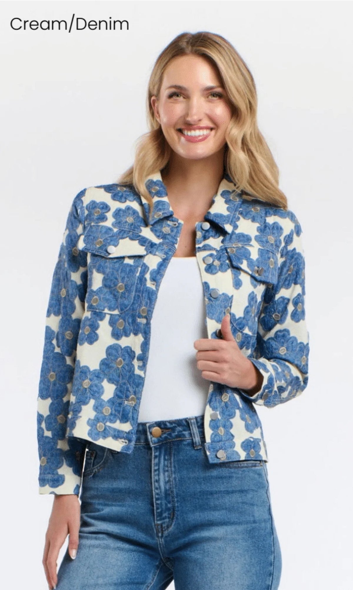 DENIM DAISY JACKET