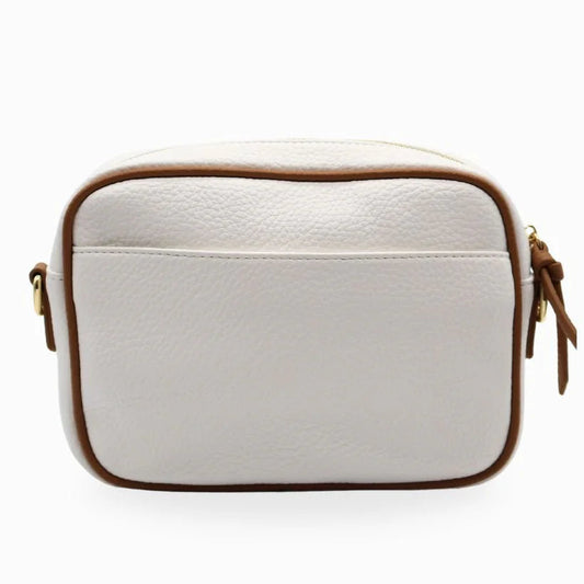 Ruby Sports Cross Body Bag Dual Tone White/Tan