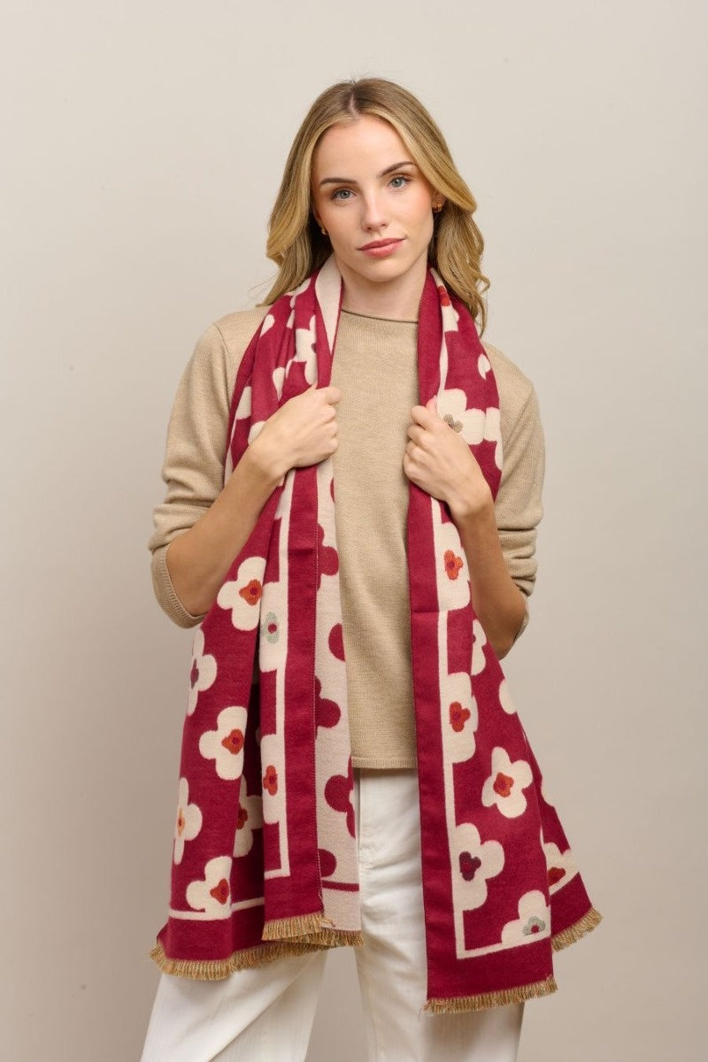 Autumn Flower Scarf