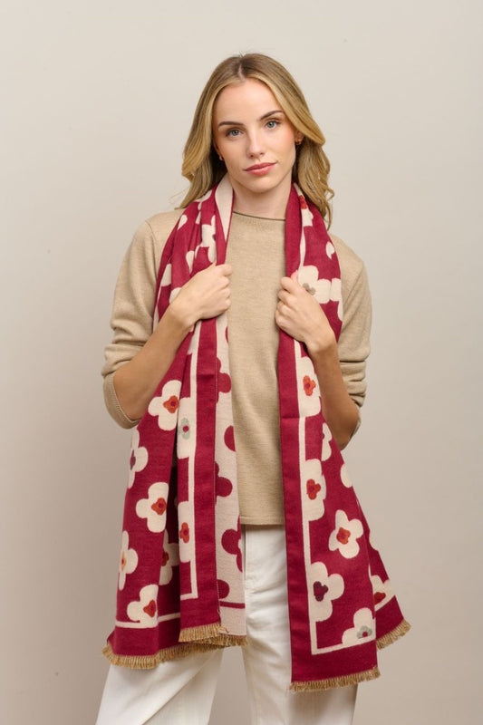 Autumn Flower Scarf