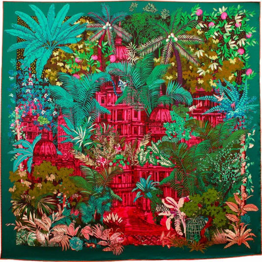 Wool & Silk Scarf 110x110