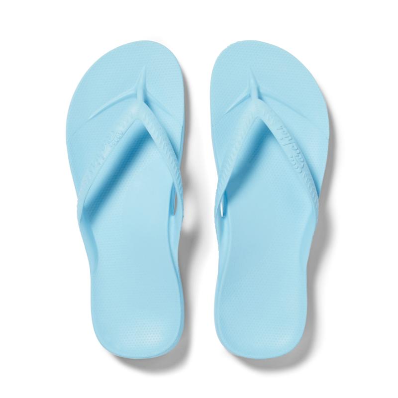 Arch Support Jandals - Sky Blue