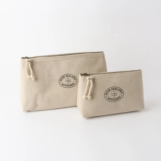 French Linen Wash Bag NZ