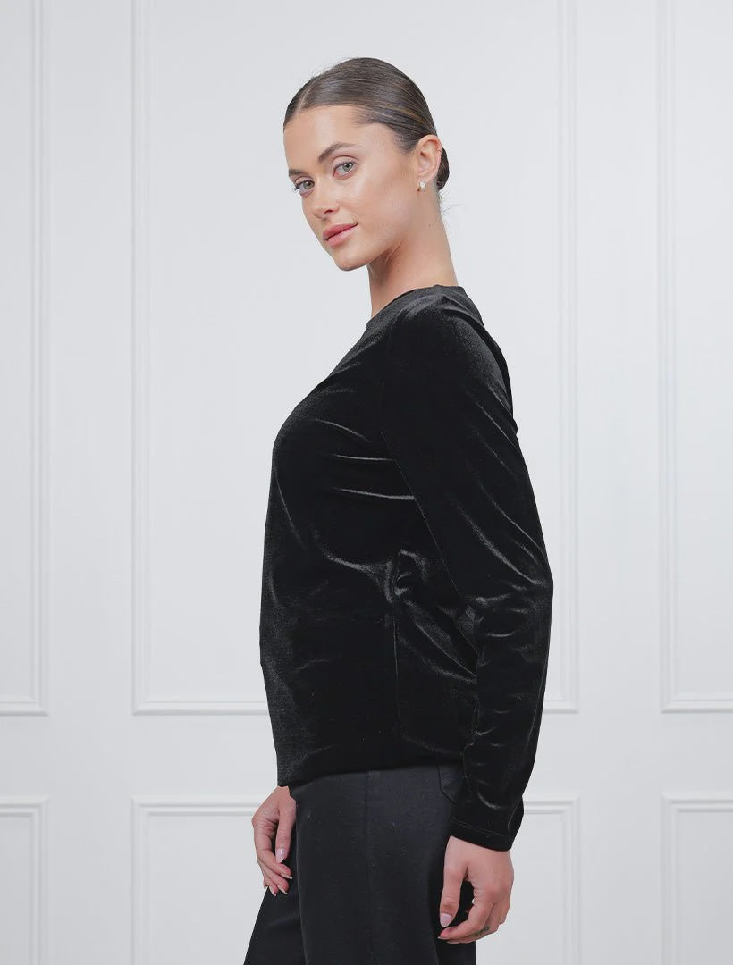 Sophia Velvet L/S Top