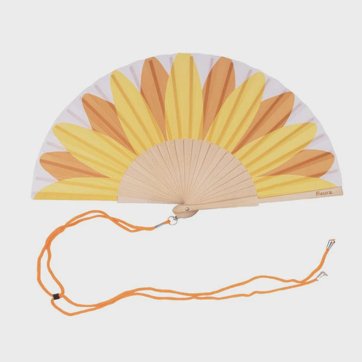 Hand Fan with Gift Box - Sunflower