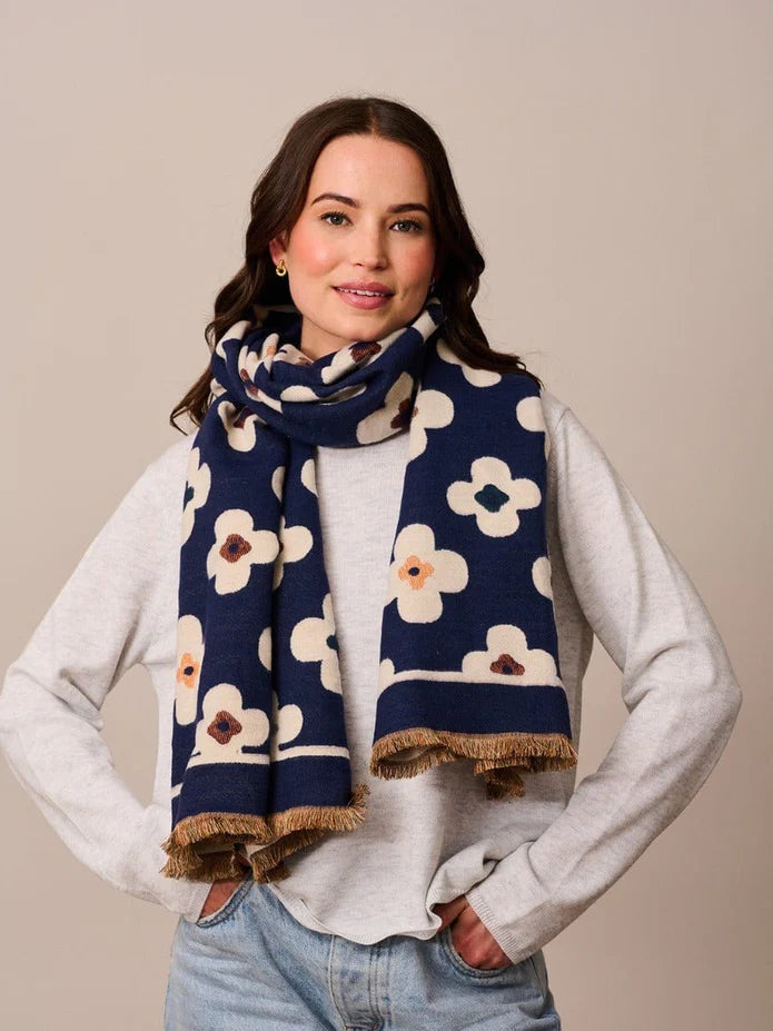 Autumn Flower Scarf