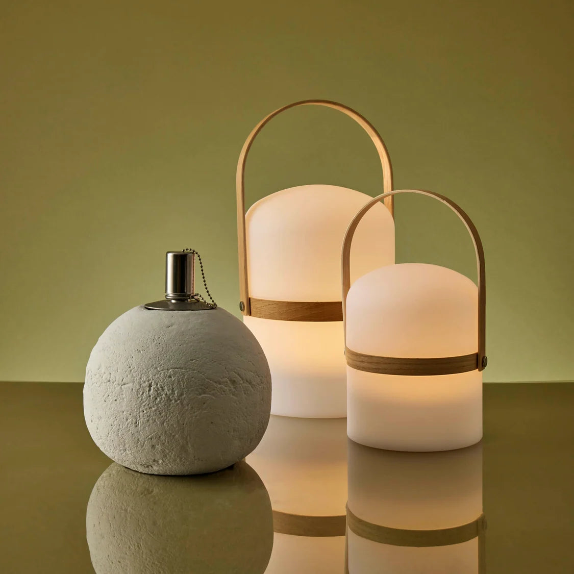 Rogue Afterglow LED Table Lamp Natural - Large