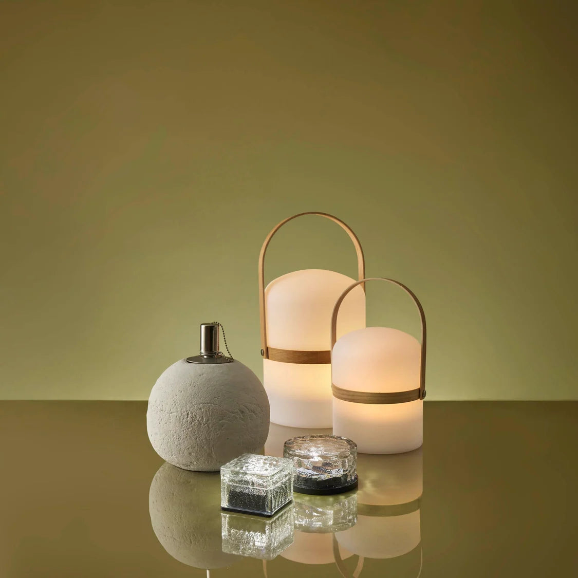 Rogue Afterglow LED Table Lamp Natural - Large