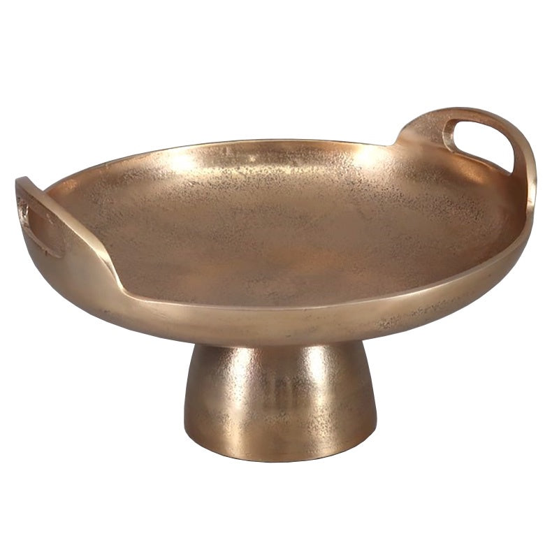 Aluminium Round Footed Tray 35cm