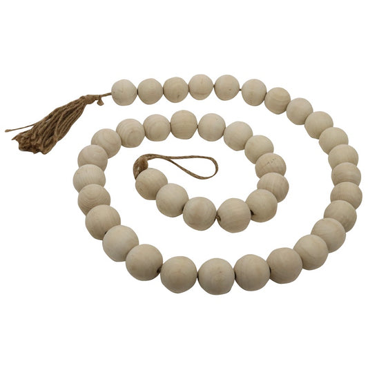 Wood Bead Garland 150 cm